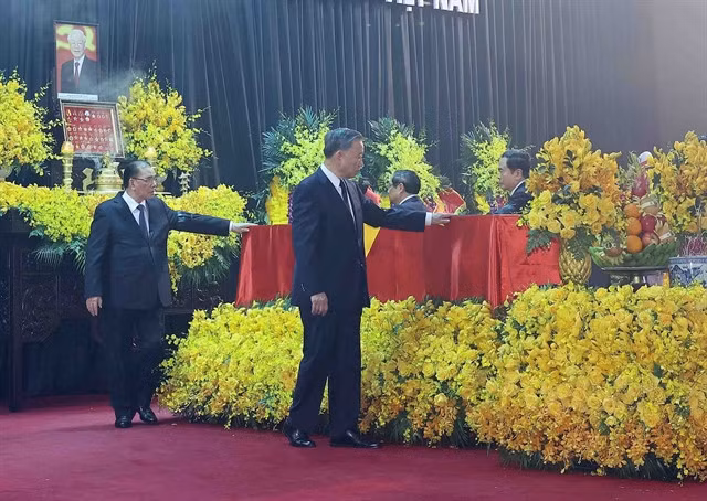 President Tô Lâm and other Party and State leaders paid the final respects to Party General Secretary Nguyễn Phú Trọng