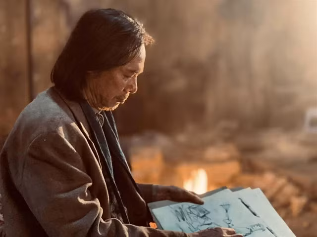 Popular actor Trần Lực filmed in Đào, Phở và Piano. Photo courtesy of the producer