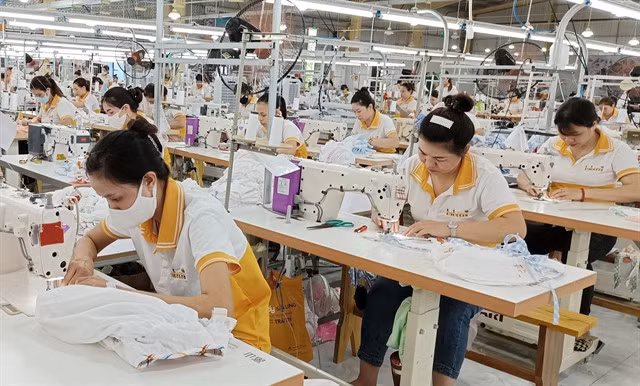 A garment factory in Lào Cai Province. — VNA/VNS Photo Quốc Khánh