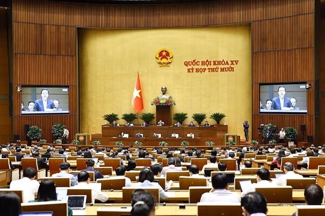 A 15th National Assembly's session. — VNA/VNS Photo