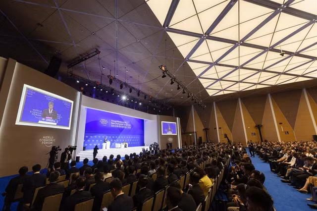 The 16th Annual Meeting of the New Champions of the World Economic Forum opens in Tianjin, China on Wednesday. — VNA/VNS Photo Dương Giang