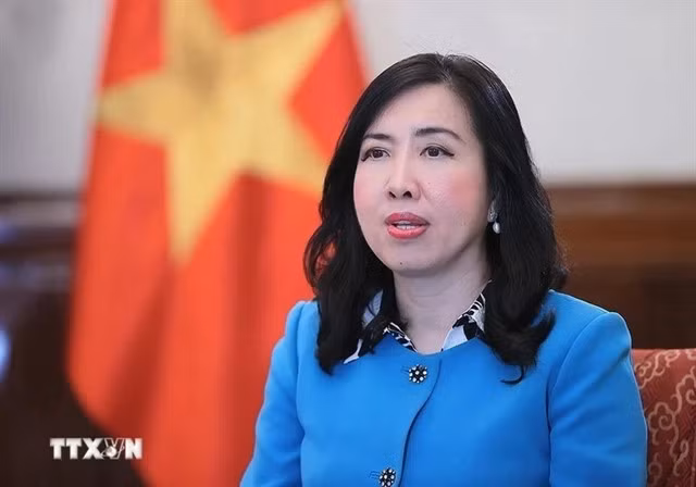 Deputy Minister of Foreign Affairs Lê Thị Thu Hằng. VNA/VNS Photo