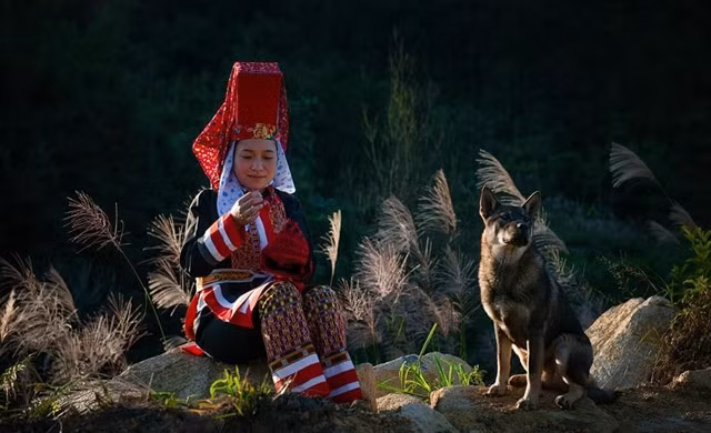Most of Sông Moóc Village’s people are Dao people. — Photo courtesy of Lý Văn Vinh