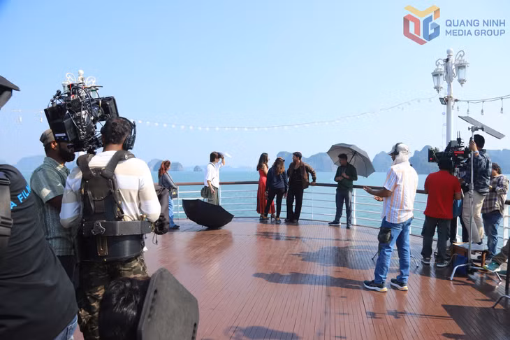 Nearly 100 crew members worked with intense focus to ensure the quality of each scene