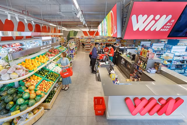 Customers shop at WIN store. — Photo Masan Group