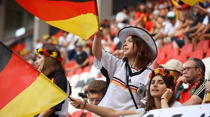 The match between the two teams received great attention from German fans. (Source: DFB)