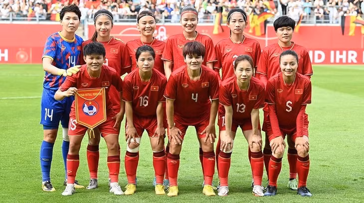 The starting line-up of Vietnam. (Source: DFB)