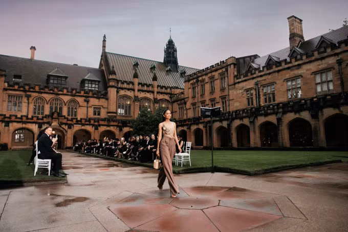 The fashion show of Do Manh Cuong's brand SIXDO at the University of Sydney, Australia in April. Photo courtesy of SIXDO