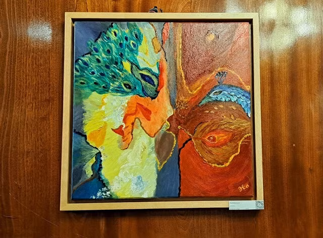 'Flying over the Texas Sky' by Lê Thư Hương. VNA/VNS Photo Thắng Sơn