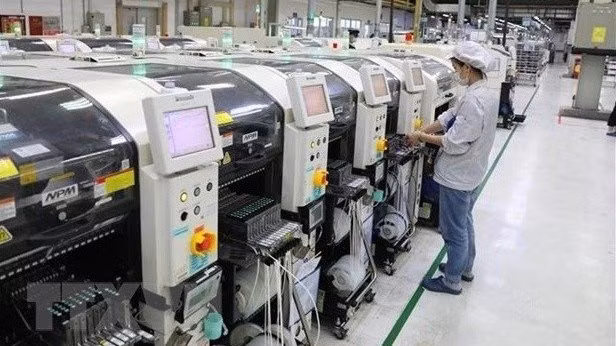 Production activities at Fuhong Precision Component Company in Dinh Tram Industrial Park in Bac Giang province