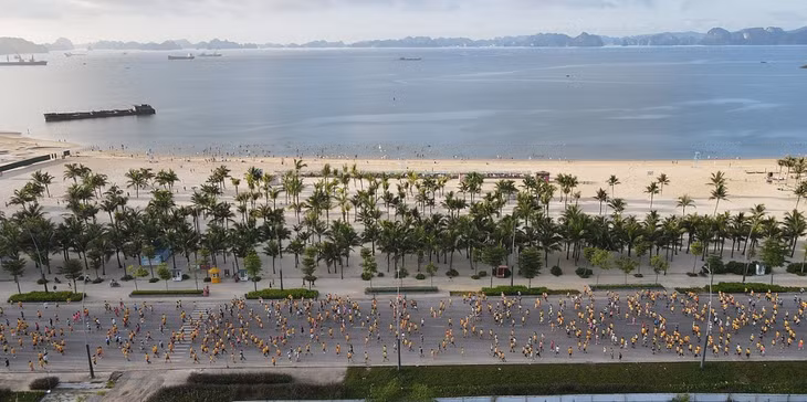 The spectacular view of the running route