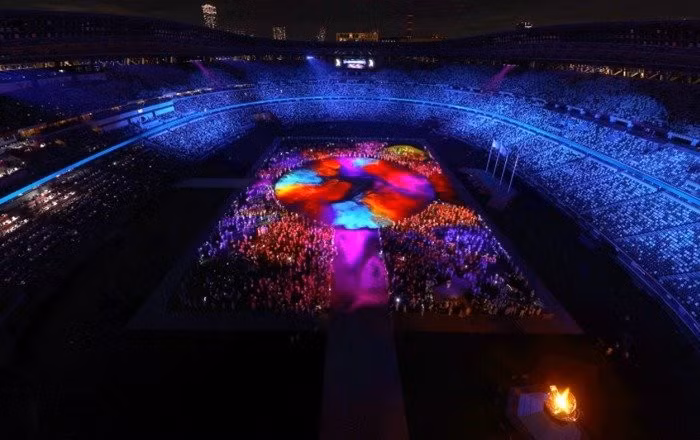The different colours, performers, sights, sounds and people come together at the closing ceremony. (Photo: Tokyo 2020)