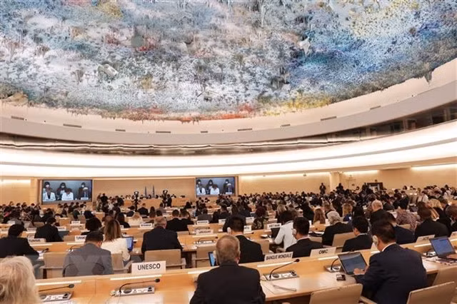 The 51st session of the UN Human Rights Council (UNHRC) wrapped up on October 7 after four weeks of working in Geneva. — VNA/VNS Photo