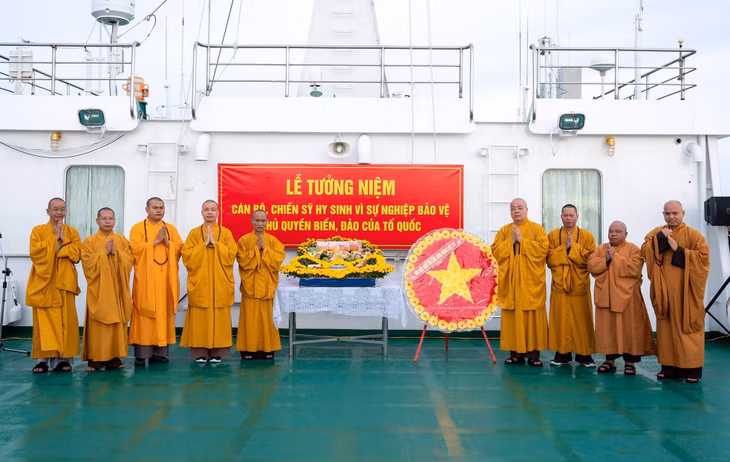 Many members of the working delegation are monks of the Vietnamese Buddhist Sangha.