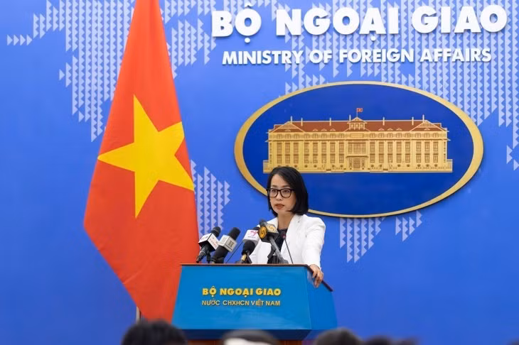 Foreign ministry’s spokeswoman Pham Thu Hang (Photo: MOFA)