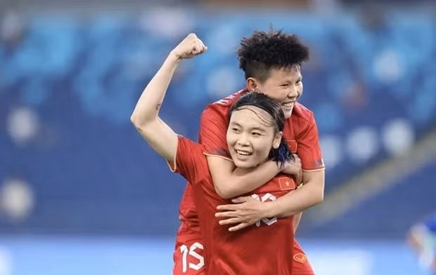Vietnamese players cheer for their victory (Photo: vtc.vn)