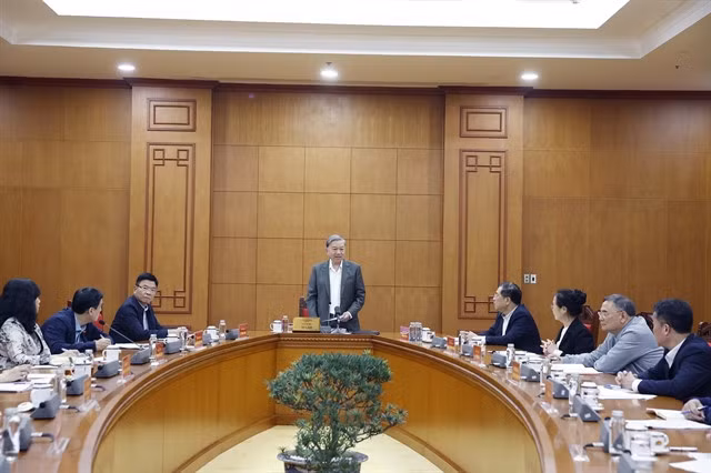 Party General Secretary Tô Lâm chaired a working session on the enforcement of Party and State’s policies and guidelines for persons with disabilities in Hà Nội on December 3. — VNA/VNS Photo