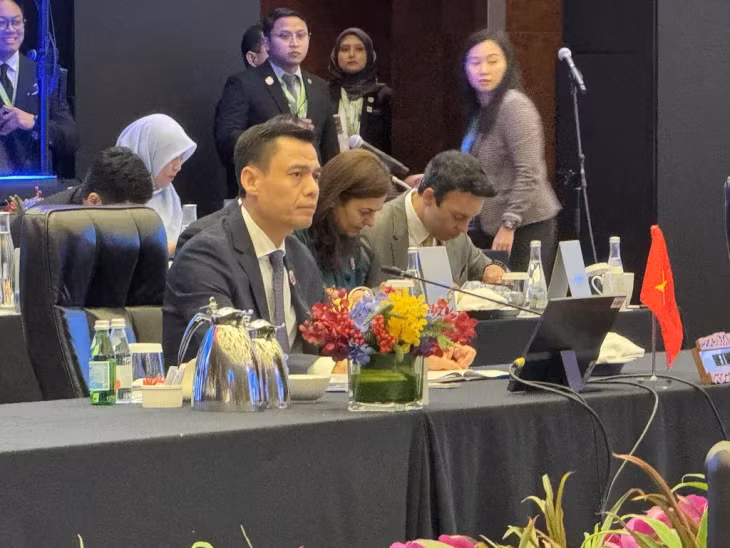 Deputy Foreign Minister Đặng Hoàng Giang at the special ASEAN Foreign Ministers' meeting on December 22. — VNA/VNS Photo