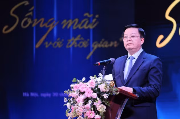 Deputy Prime Minister Mai Văn Chính speaks at the event. — Photo nld.com.vn