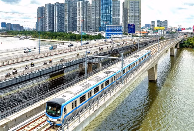 The Bến Thành-Suối Tiên metro line. The increase in public investment that the Government is now planning should help Việt Nam achieve its 2025 GDP growth target. — VNA/VNS Photo