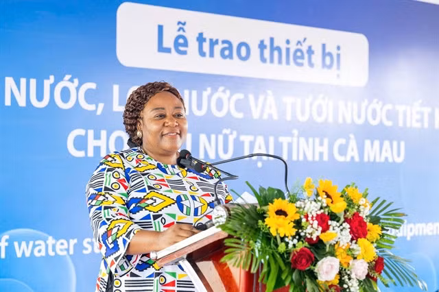 Caroline Nyamayemombe, UN Women Country Representative in Việt Nam. — Photo courtesy of the UN