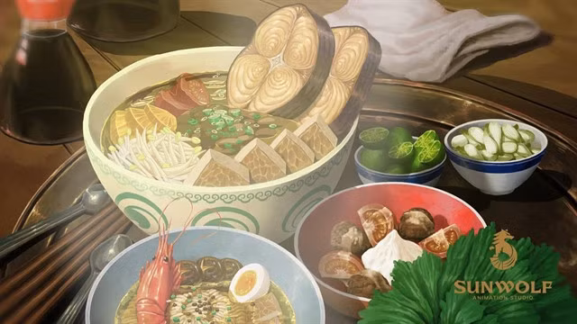 GOOD EATING: Vietnamese cuisine is highlighted on the film. Photo courtesy of Sun Wolf Animation Studio