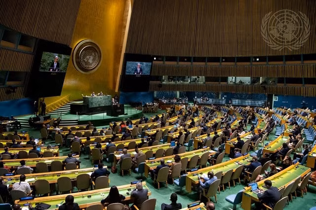 United Nations (UN) General Assembly’s 77th session held in UN headquarters in New York.
