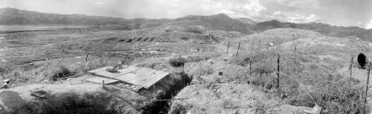 The enemy’s eastern area of Muong Thanh after being attacked by Vietnamese troops (Photo: VNA)