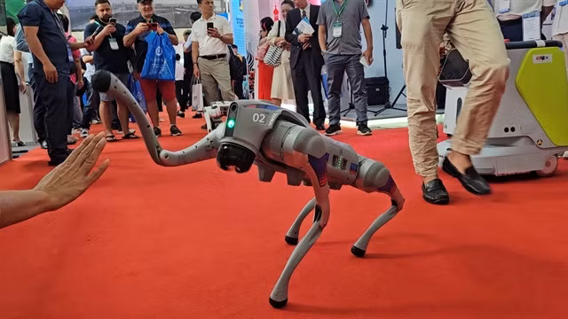 A product of a Vietnamese brand showcased at the 2024 Việt Nam Expo in Hà Nội. — VNS Photo Ly Ly Cao