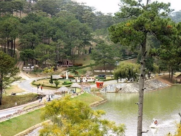A corner of the Valley of Love in Da Lat.