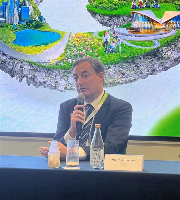 Bruno Jaspaert, chairman of EuroCham Vietnam. — VNS Photo Việt Dũng