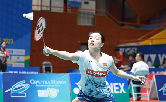 High hopes for Nguyễn Thùy Linh competing at the Hylo Open 2024 from October 29 to November 3 in Germany. Photo hanoimoi.vn