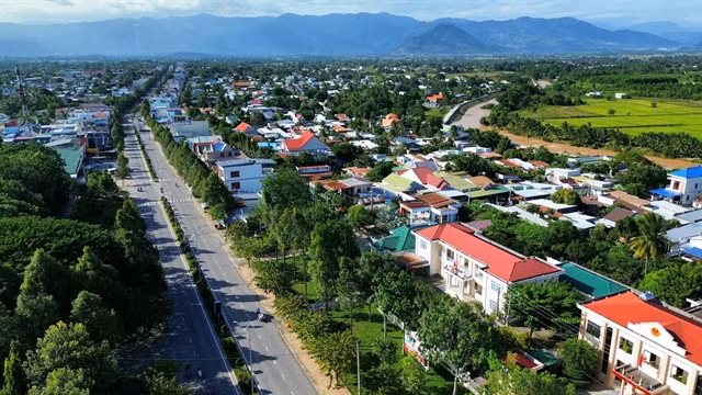 Tân Sơn Town (Ninh Thuận) is developing its urban area with a focus on green and smart growth. VNA/VNS Photo