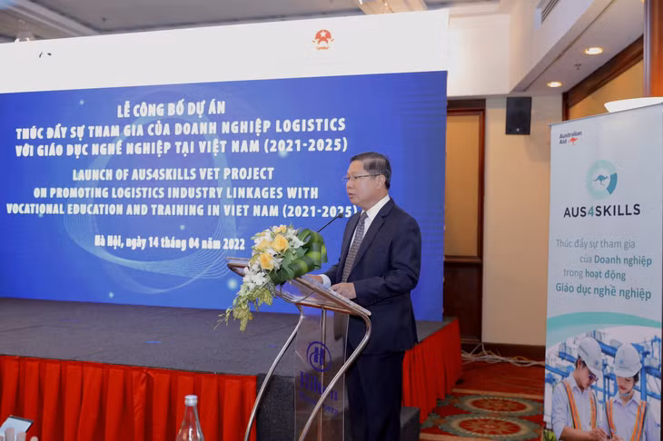 Mr. Le Tan Dung, Deputy Minister of Labour, Invalids and Social Affairs spoke at the event