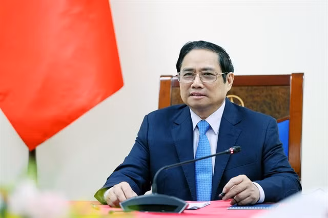 Vietnamese Prime Minister Phạm Minh Chính yesterday held phone talks with his Italian counterpart Mario Draghi.