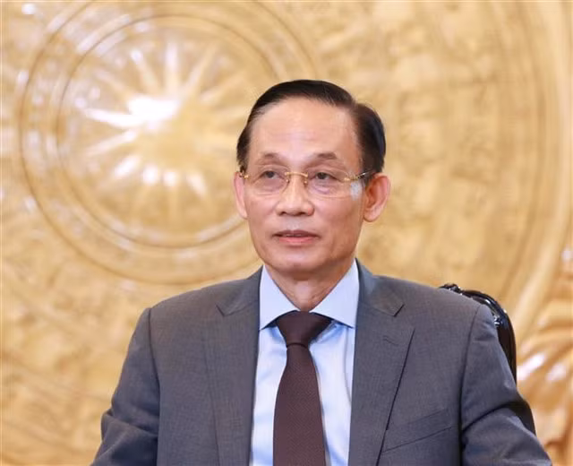 Secretary of the Communist Party of Việt Nam (CPV) Central Committee and head of its Commission for External Relations Lê Hoài Trung. VNA/VNS Photo