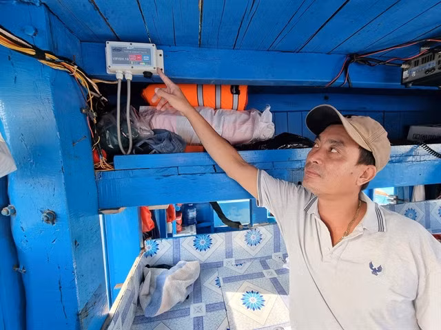 As many as 99.7 per cent of fishing boats have the vessel monitoring system (VMS) installed. — VNA/VNS Photo Nguyễn Thành