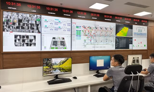 A data centre of Viettel in Hoà Lạc. The Ministry of Public Security has recently proposed a data trading platform to be established in the latest draft version of the amended Law on Data. — Photo kinhtedothi.vn