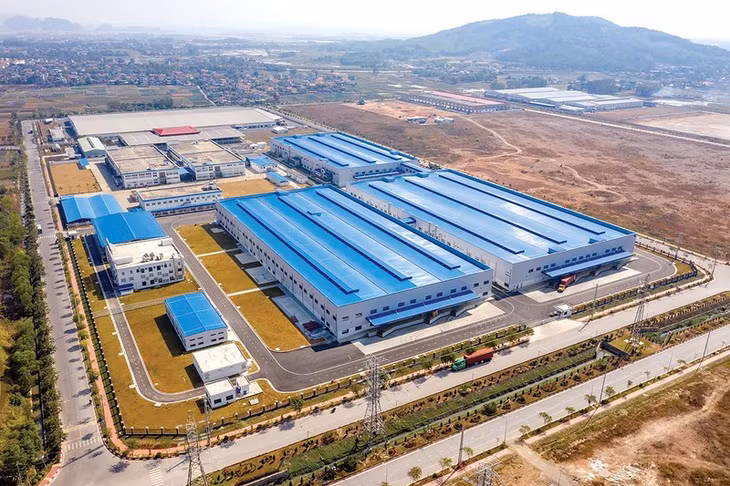 The Dong Mai Industrial Park in Quang Yen Economic Zone (photo: baodautu.vn)