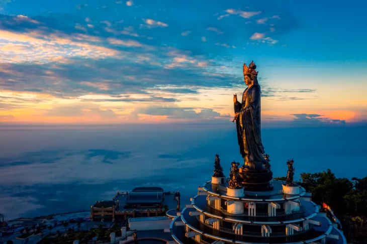 The Tay Bo Da Son Lady Buddha Statue on Ba Den Mountain. Photo: Minh Tu