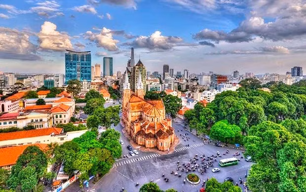 A corner of Ho Chi Minh City