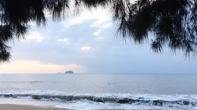 The peaceful beauty of Cái Chiên Island. — VNS Photo Ngô Thanh Mai