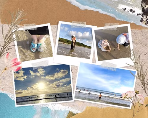 Minh Chau beach is considered a raw pearl with wild beauty, peace and pure air. It has become a popular destination for sea lovers.