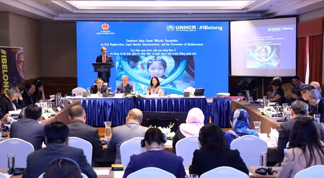 The Southeast Asian Senior Officials’ Roundtable on Civil Registration, Legal Identity Documentation and the Prevention of Statelessness in Hà Nội on Wednesday. — VNA/VNS Photo
