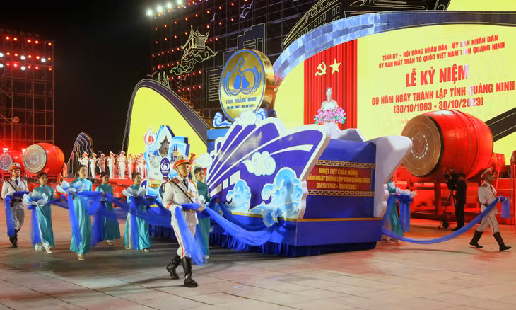 The symbol of 60 years of Quang Ninh's foundation and development