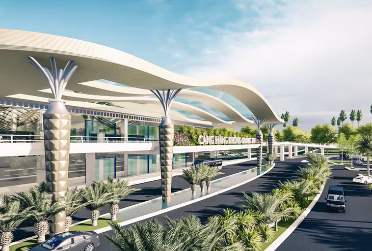 An artist's impression of Quang Tri airport. Photo by T&amp;T