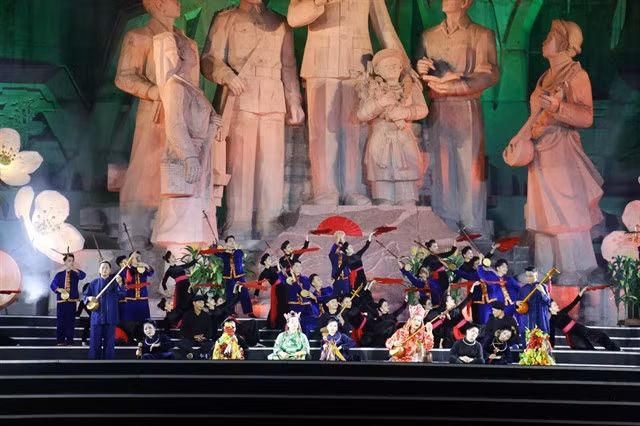 Performance during the ceremony. — VNA/VNS Photo Nam Sương