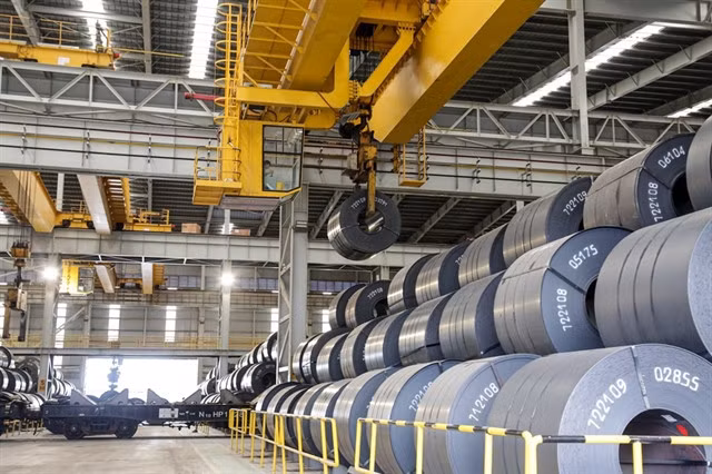 Steel and iron exports to the UK increased rapidly since the UK – VIệt Nam Free Trade Agreement came into force on May 1, 2021. — VNA/VNS Photo Đức Dũng