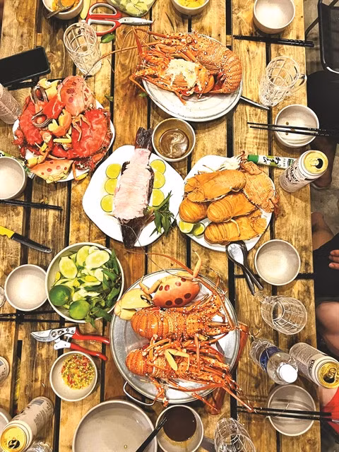 Phú Quý is a seafood paradise. VNS Photo Văn Châu