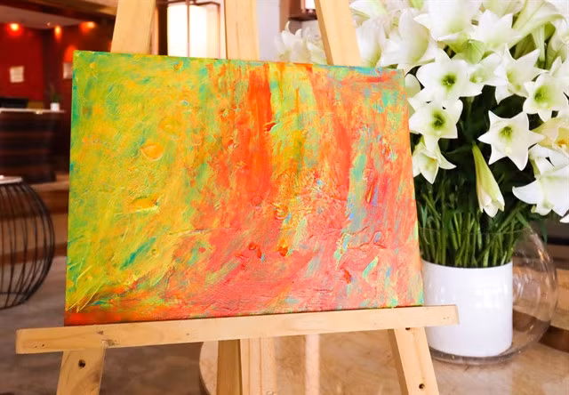 A painting by a child with autism will be on display at the exhibition “Heart for Autism”. — Photo courtesy of PPHAN